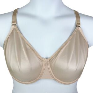 Soma Unbelievable Minimizer Bra sz 38DD * Pale Sand Underwire Minimizing Bra